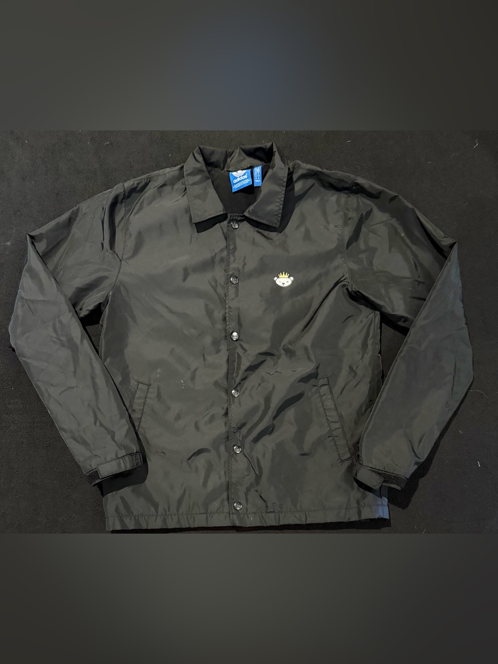 Adidas Originals x NIGO Jacket Black Nylon Bomber Jacket Mens Size M